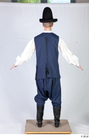  Photos Medieval Monk in Blue suit 1 19th century Historical clothing Monk a poses whole body 0005.jpg